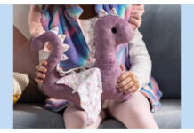 Stuffed Dragon Toy Free Sewing Pattern