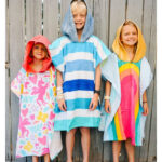Easy Towel Poncho for Kids Free Sewing Pattern