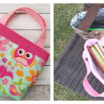 Little Book Tote Free Sewing Pattern