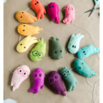 Colorful Hand-sewn Ghost Free Sewing Pattern
