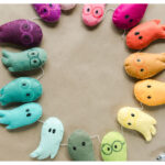 Colorful Hand-sewn Ghost Free Sewing Pattern