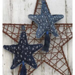 Fabric Star Ornament Free Sewing Pattern