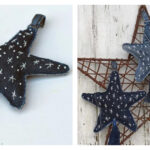 Fabric Star Ornament Free Sewing Pattern
