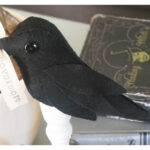 Raven Halloween Decor Free Sewing Pattern