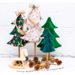 Village Christmas Tree Free Sewing Pattern