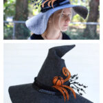Easy Felt Witch Hat Free Sewing Pattern