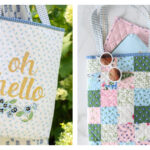 Patchwork Quilted Tote Bag Free Sewing Pattern