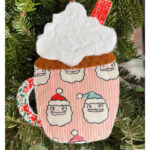 Hot Cocoa Ornament Free Sewing Pattern