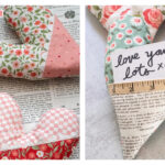 Stuffed Heart Free Sewing Pattern