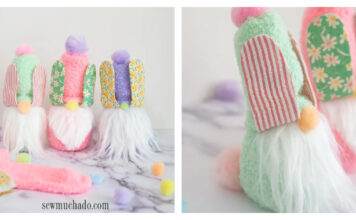 Easter Sock Gnome Free Sewing Pattern