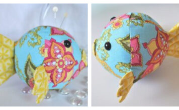 Bohemian Blowfish Pincushion Free Sewing Pattern