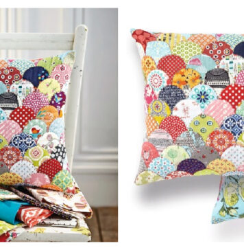 Clamshell Cushion Free Sewing Pattern