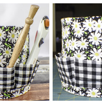 Sewing or Craft Organizing Caddy Free Sewing Pattern