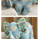 Stuffed Toy Elephant Free Sewing Pattern