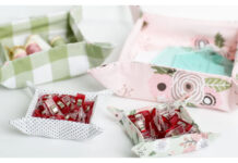 Fabric Nesting Tray Free Sewing Pattern