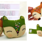 Fox Pincushion Free Sewing Pattern