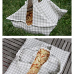 Linen Pie Carrier Tote Free Sewing Pattern