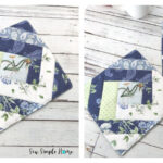 Quilt As You Go Hot Pad Free Sewing Pattern and Video Tutorial