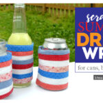 Scrappy Adjustable Summer Drink Wrap Free Sewing Pattern