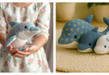 Dolphin Soft Toy Sewing Pattern