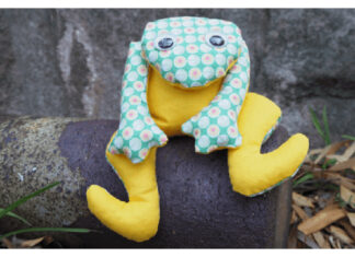 Frog Softie Free Sewing Pattern