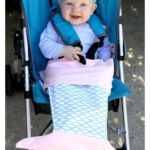 Mermaid Stroller Blanket Free Sewing Pattern