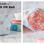 Quilted Liberty Zip Bag Free Sewing Pattern