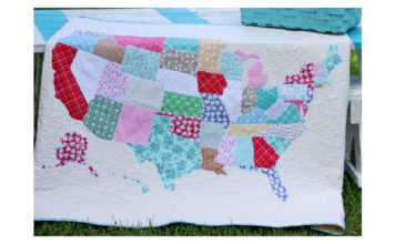 US Map Quilt Free Sewing Pattern