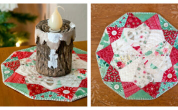 EPP Table Topper Free Sewing Pattern