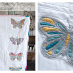 Reverse Applique Butterfly Template Free Sewing Pattern