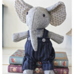 Vintage Elephant Soft Doll Sewing Pattern