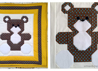 Baby Bear Quilt Free Sewing Pattern