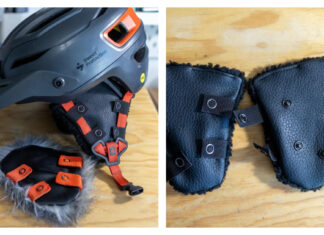 Bike Helmet Ear Warmers Free Sewing Pattern