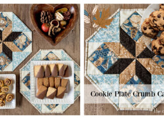 Cookie Plate Crumb Catcher Free Sewing Pattern