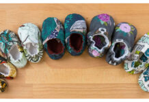 Elastic Baby Shoes Free Sewing Pattern