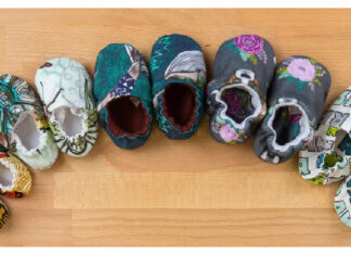 Elastic Baby Shoes Free Sewing Pattern