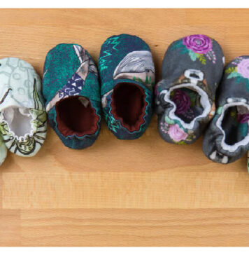 Elastic Baby Shoes Free Sewing Pattern
