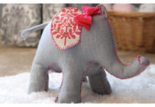 Elephant Doorstop Free Sewing Pattern