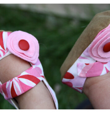 Modern Baby Bootie Free Sewing Pattern