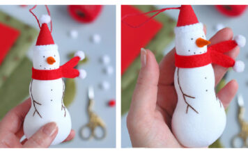 Snowman Free Sewing Pattern