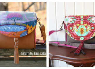 Sweet Pea Saddle Bag Free Sewing Pattern