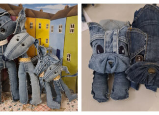 Upcycled Denim Dog Sewing Pattern